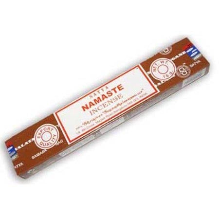 Namaste Stick Incense, 15 Gram (12 to 15 Stick) Box, Satya Nag Champa Variety