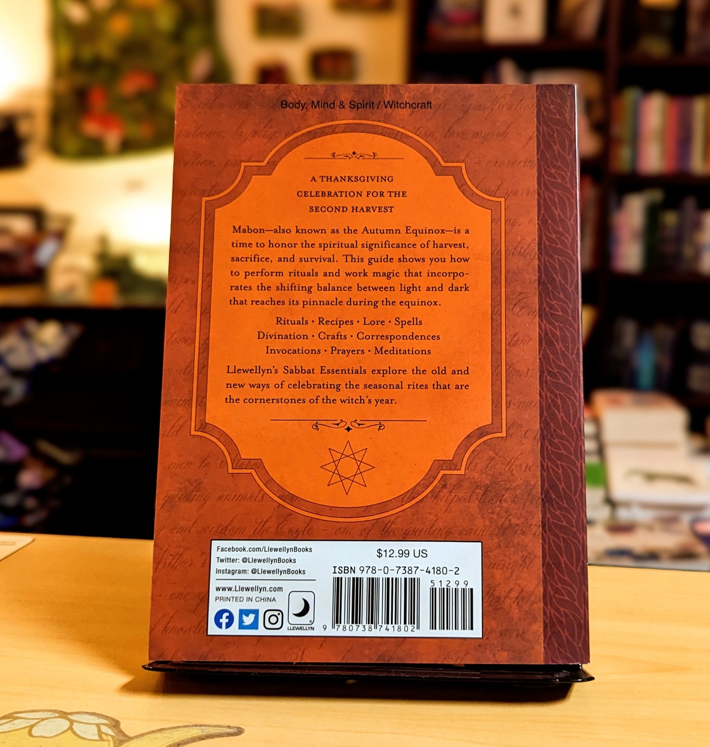 Mabon: Rituals, Recipes & Lore for the Autumn Equinox (Llewellyn's Sabbat Essentials, 5)