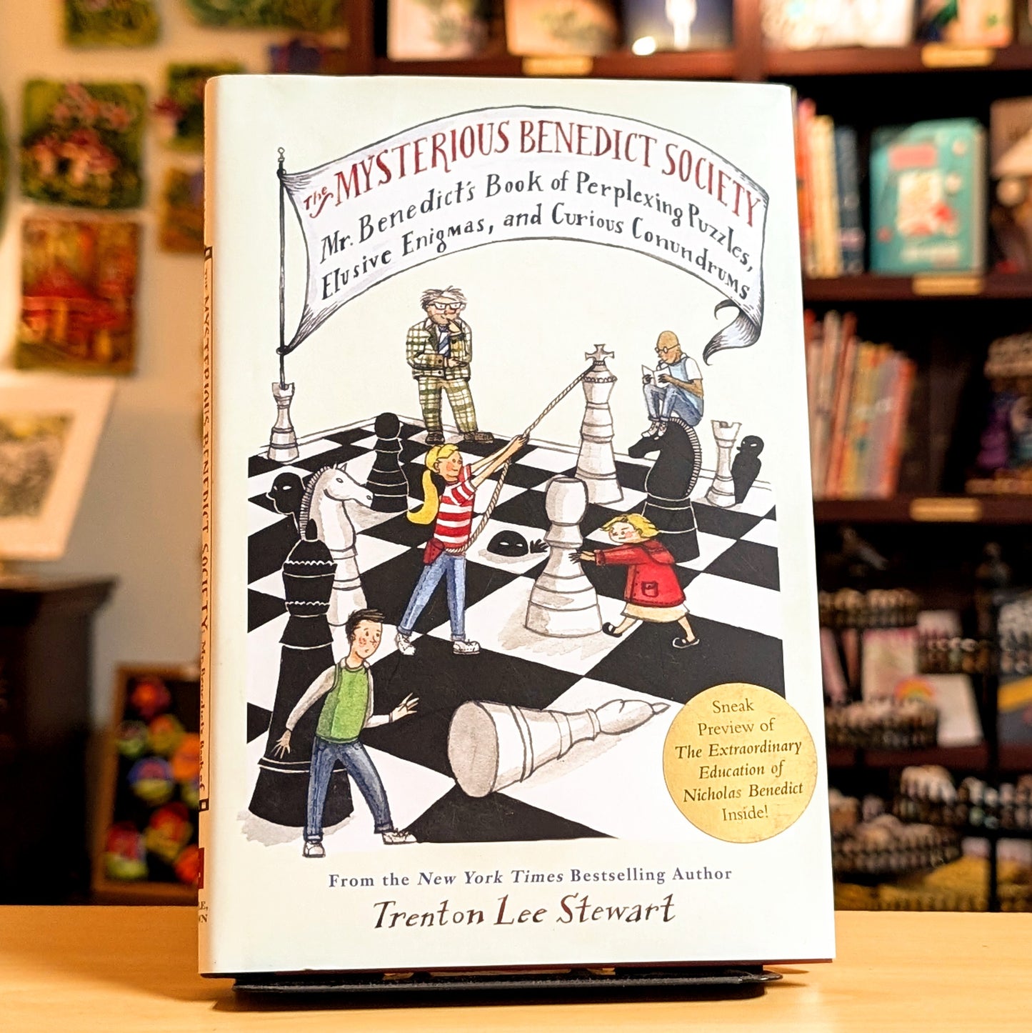 Mysterious Benedict Society: Mr. Benedict's Book of Perplexing Puzzles, Elusive Enigmas, and Curious