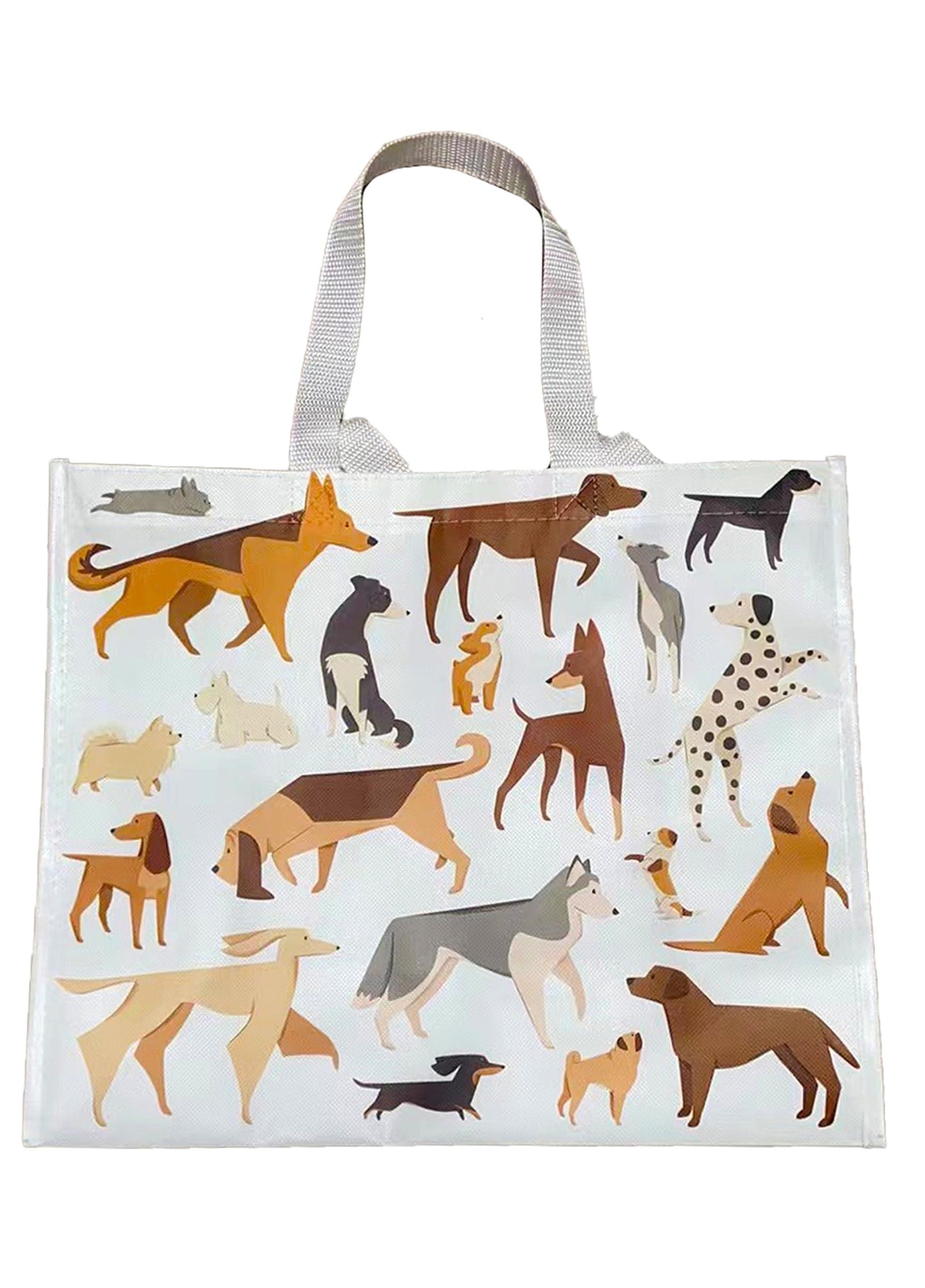 Puckator Barks Dog Reusable Shopping Bag - Shoulder Bags - Handbags for Women - Canvas Tote Bags for Women - Shopping Hand Bag - Large Ladies Bags - Aesthetic Stuff