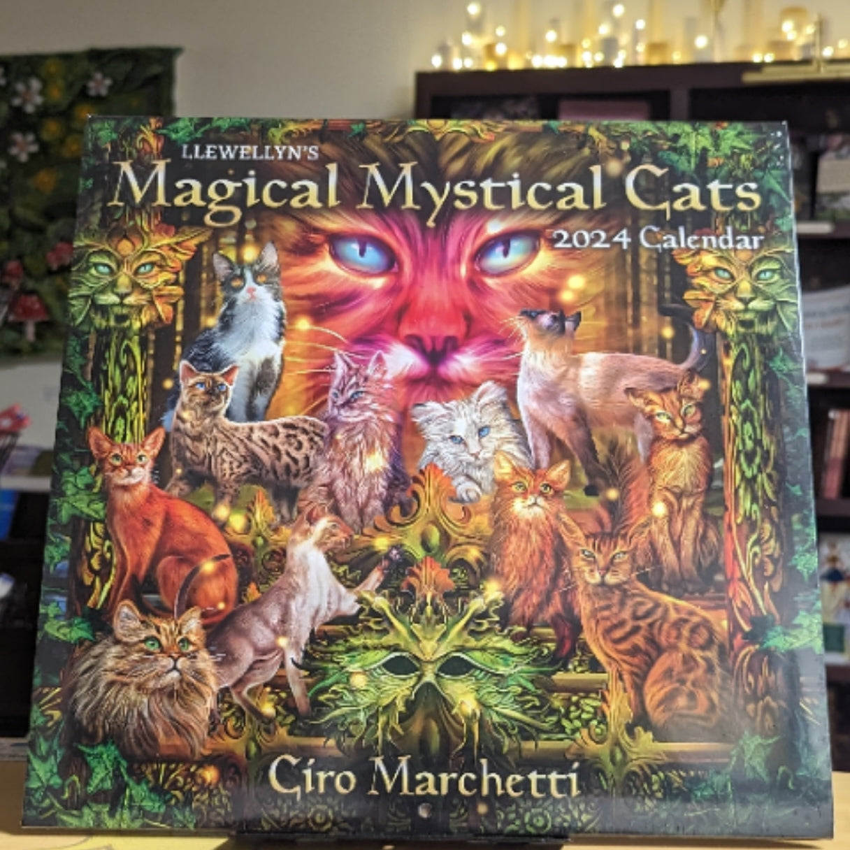 Llewellyn's 2024 Magical Mystical Cats Calendar