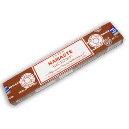 Namaste Stick Incense, 15 Gram (12 to 15 Stick) Box, Satya Nag Champa Variety