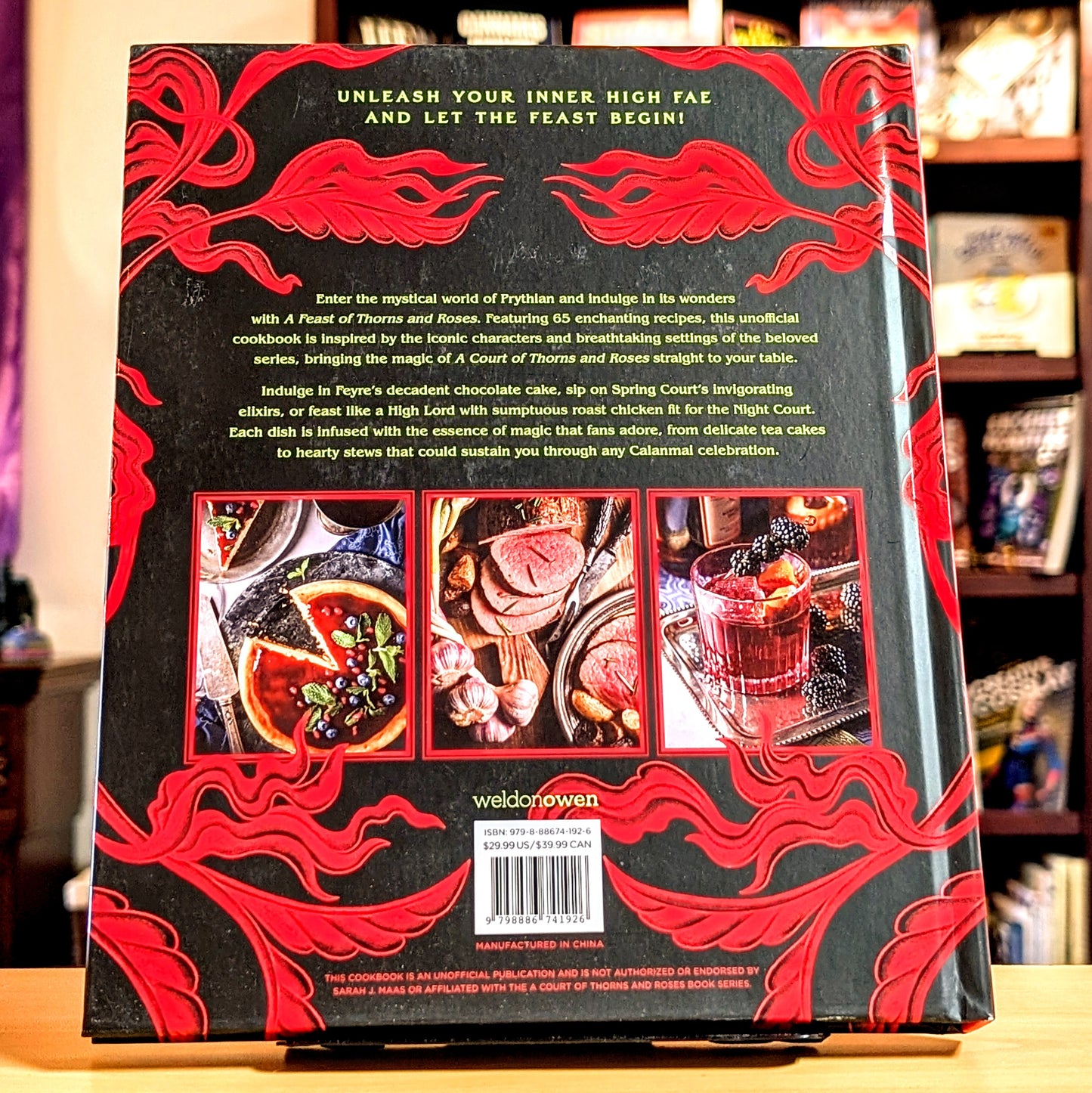 Feast of Thorns and Roses: The Unofficial Cookbook of a Court of Thorns and Roses