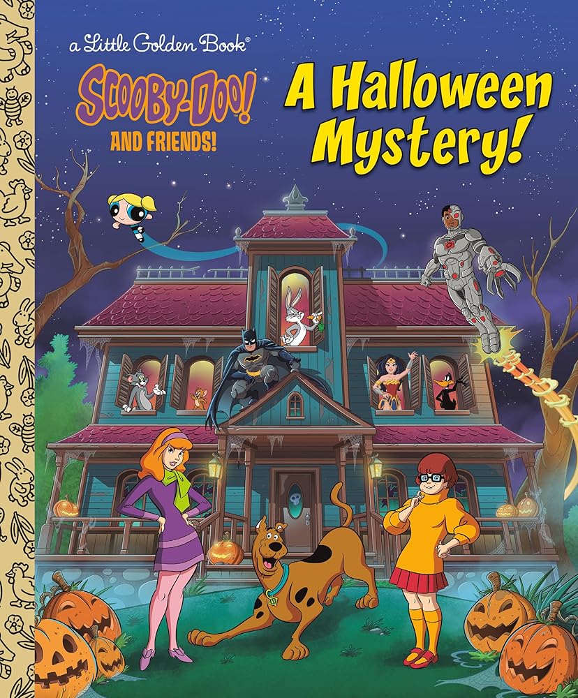 A Halloween Mystery! (Scooby-Doo and Friends) (Little Golden Book) cover image