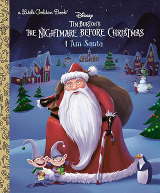 I Am Santa (Disney Tim Burton's The Nightmare Before Christmas) (Little Golden Book) cover image