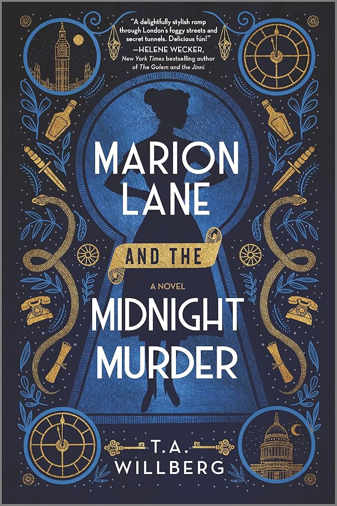 Marion Lane and the Midnight Murder: A Historical Mystery – A Suspenseful Locked-Room Crime Thriller Set in 1950s England (A Marion Lane Mystery, 1) cover image