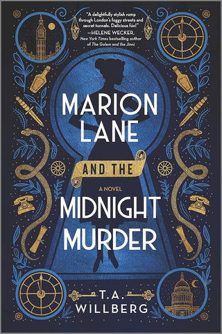 Marion Lane and the Midnight Murder: A Historical Mystery – A Suspenseful Locked-Room Crime Thriller Set in 1950s England (A Marion Lane Mystery, 1) cover image