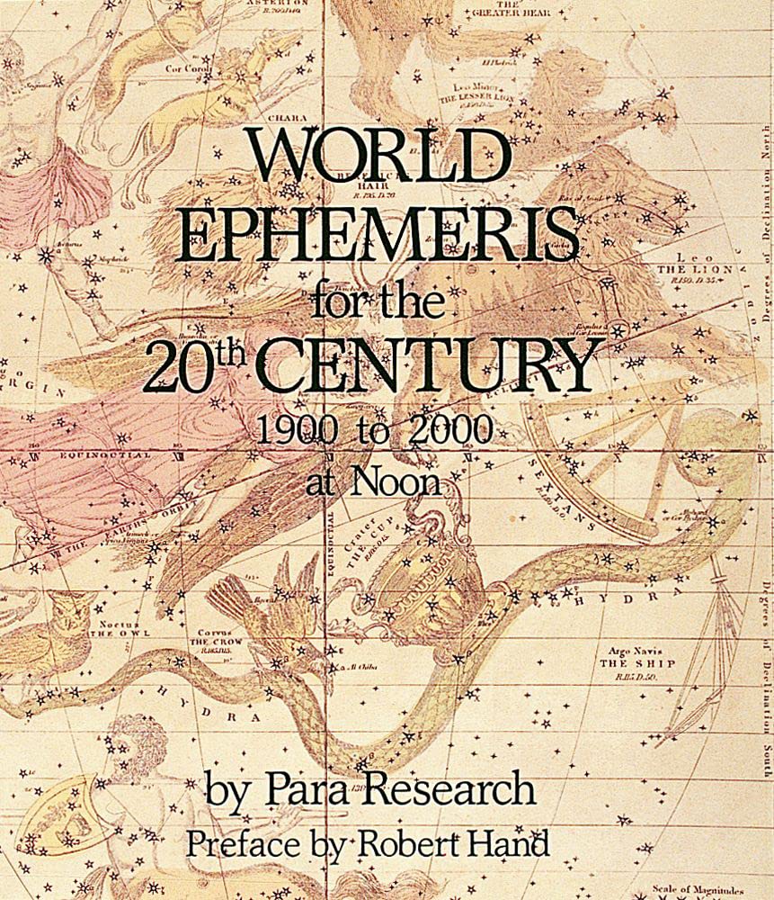 World Ephemeris: 20th Century, Noon cover image