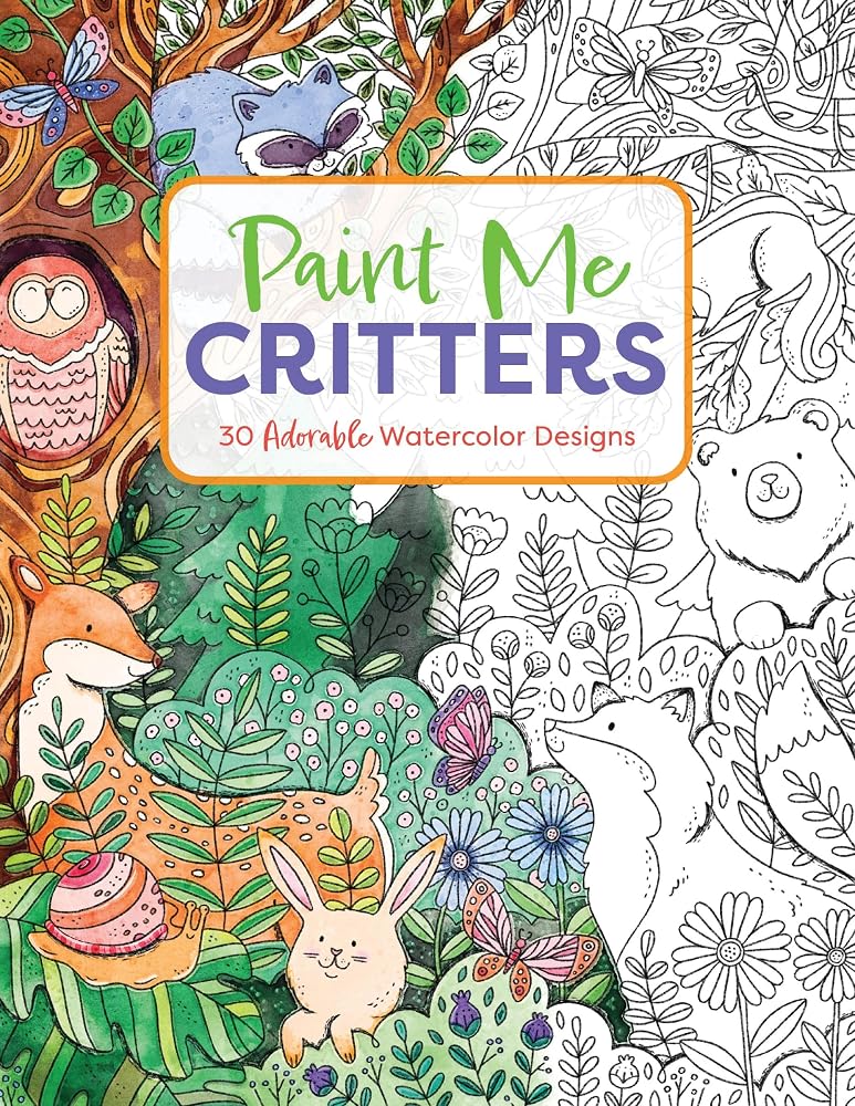 Paint Me Critters: 30 Adorable Watercolor Designs cover image