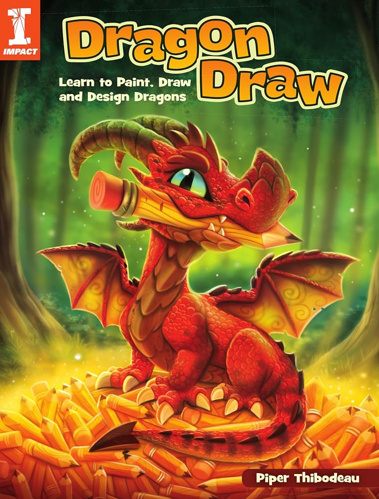 Dragon Draw: Learn to Paint, Draw and Design Dragons cover image