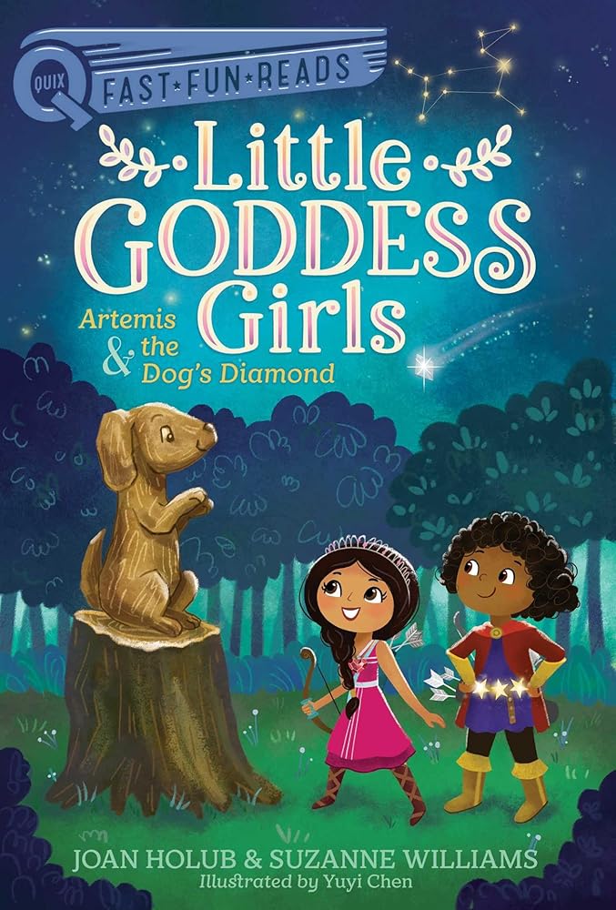 Artemis & the Dog's Diamond: A QUIX Book (12) (Little Goddess Girls) cover image