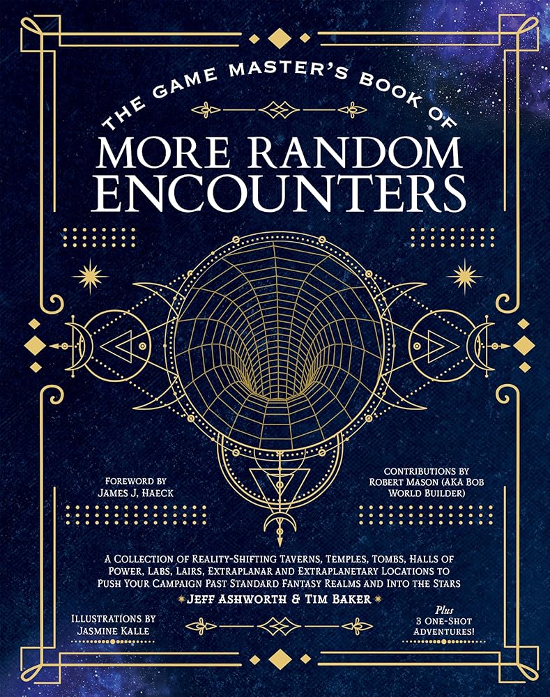 The Game Master's Book of More Random Encounters: A Collection of Reality-Shifting Taverns, Temples, Tombs, Labs, Lairs, Extraplanar and Even ... and into the Stars (The Game Master Series) cover image