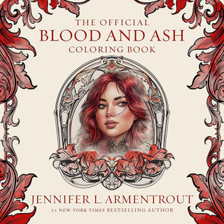 The Official Blood and Ash Coloring Book cover image