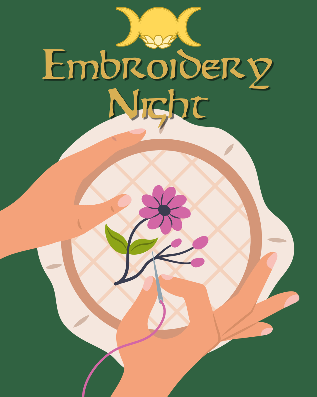 September Embroidery Night