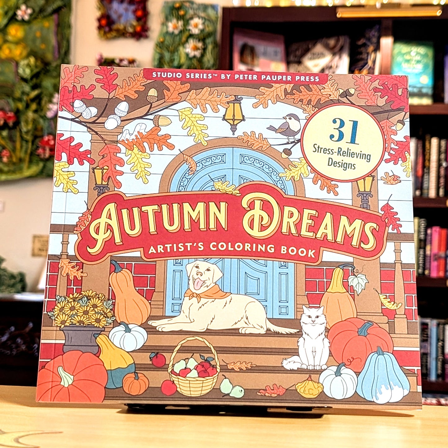 Autumn Dreams Coloring Book - 31 Stress Free Designs (Peforated Pages for Easy Removal)