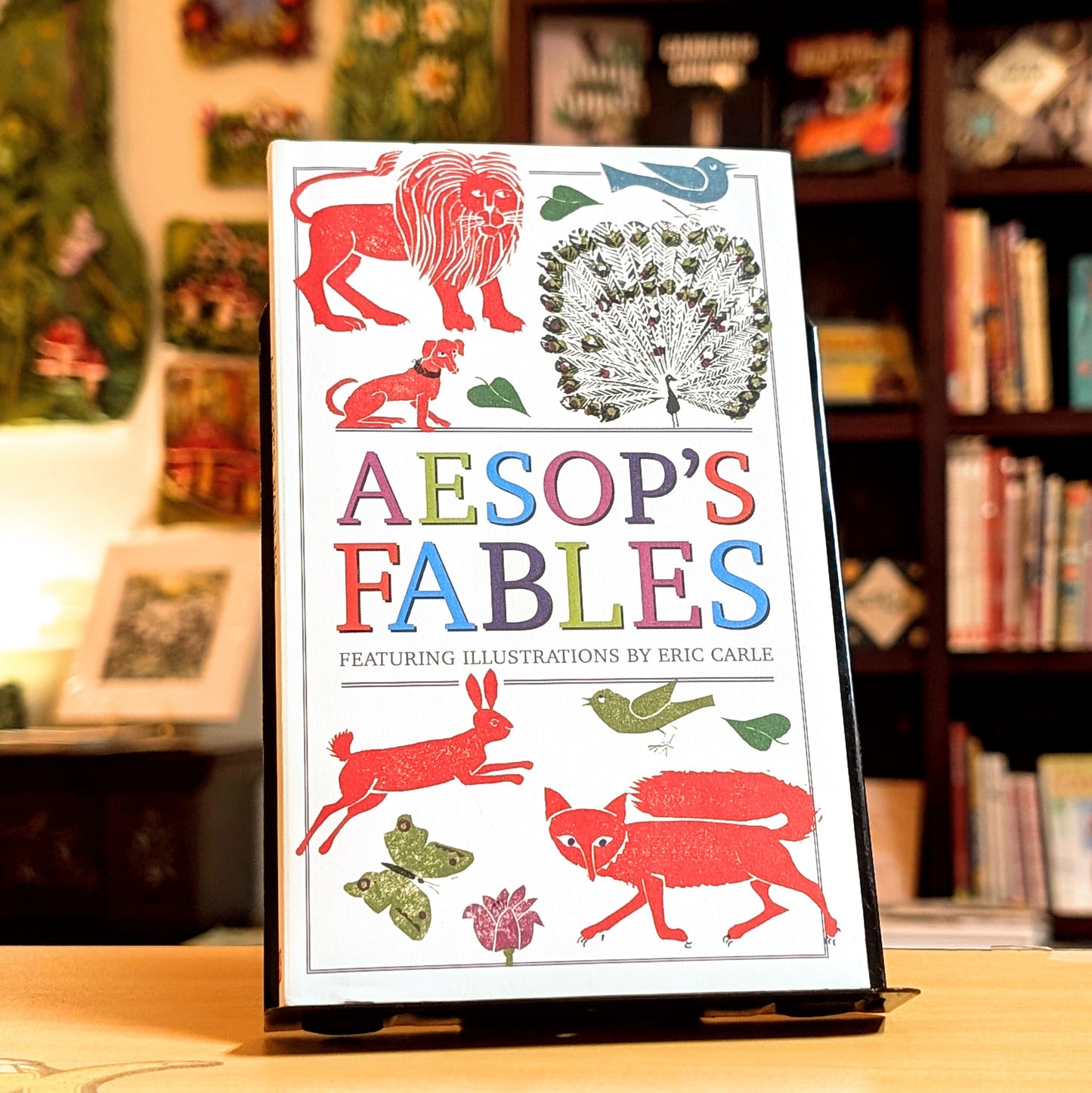 Aesop's Fables (Deluxe, hardbound edition with original illustrations by Eric Carle)