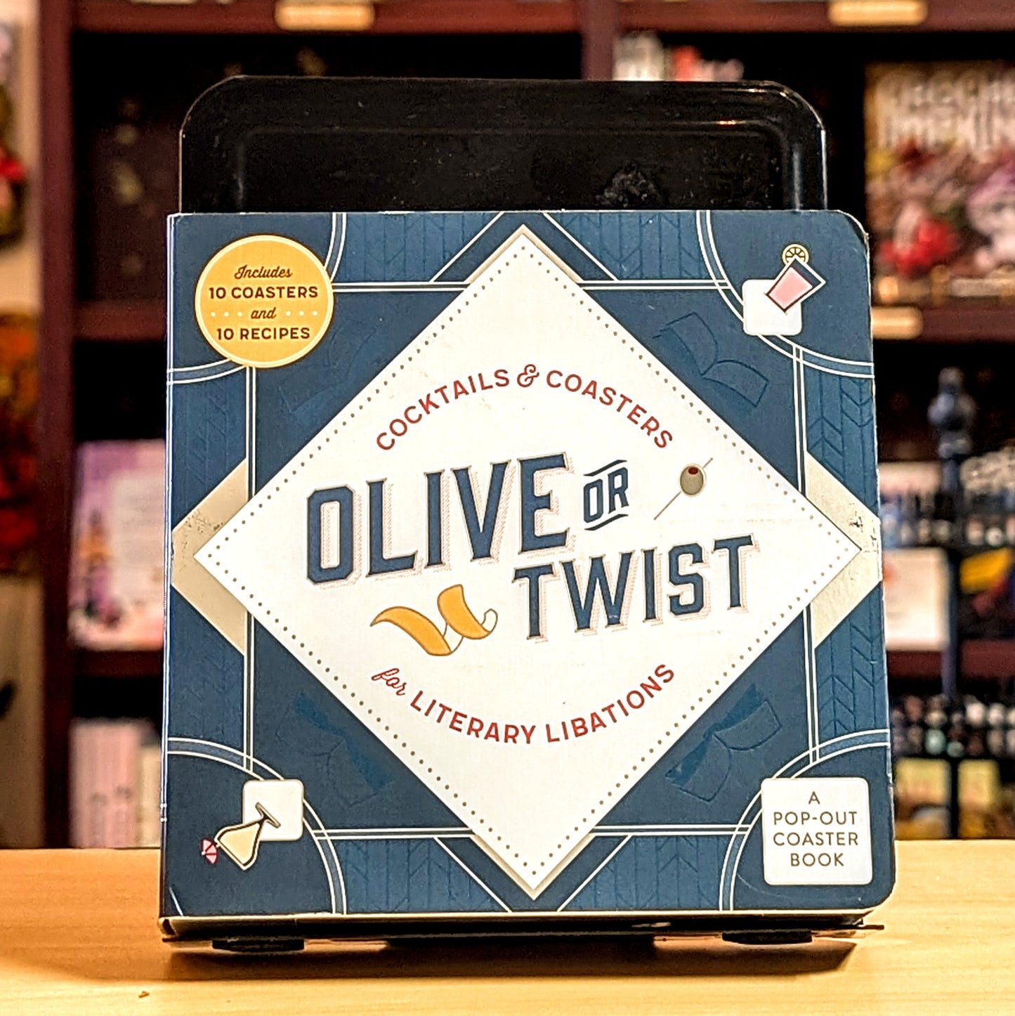 Olive or Twist: Cocktails and Coasters for Literary Libations