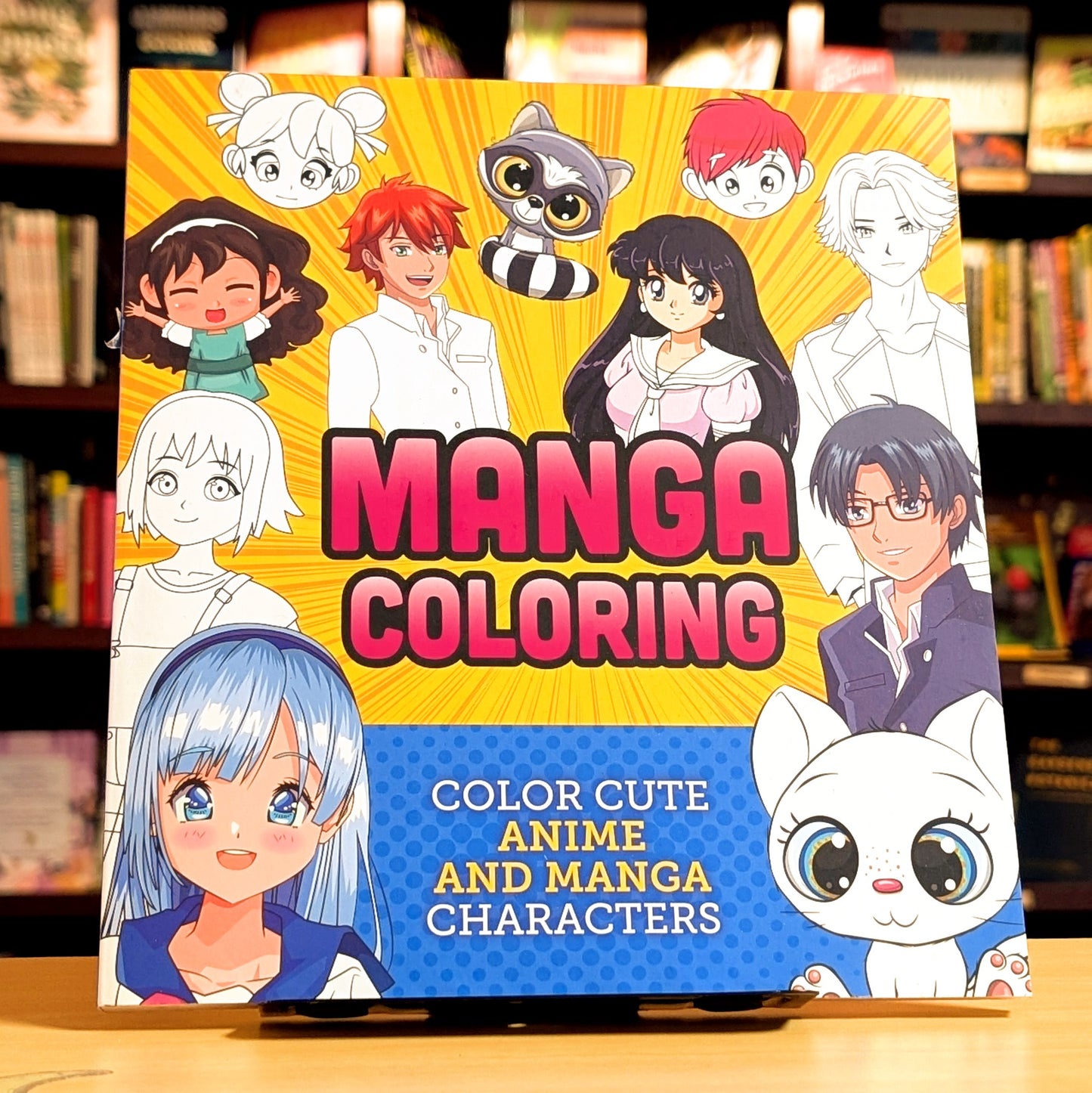 Manga Coloring Book: Color Cute Anime and Manga Characters