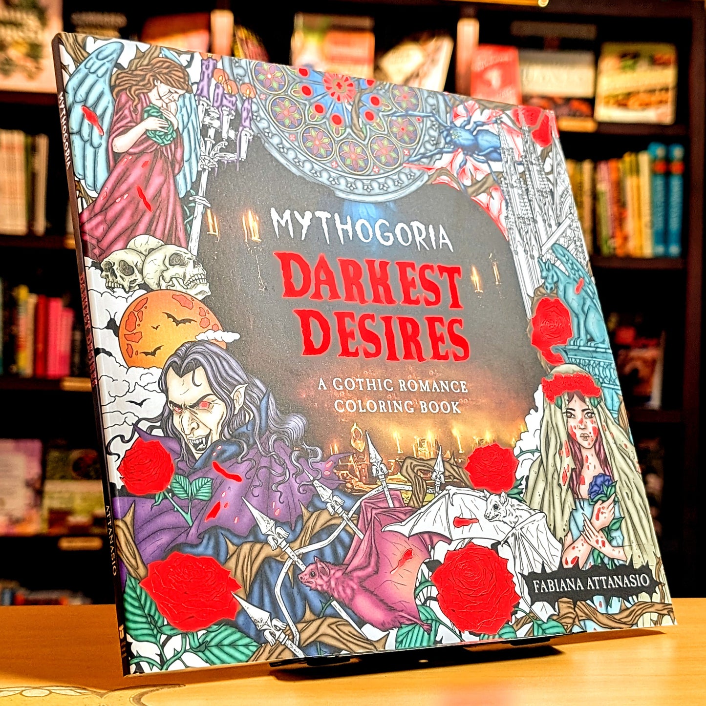 Mythogoria: Darkest Desires: A Gothic Romance Coloring Book