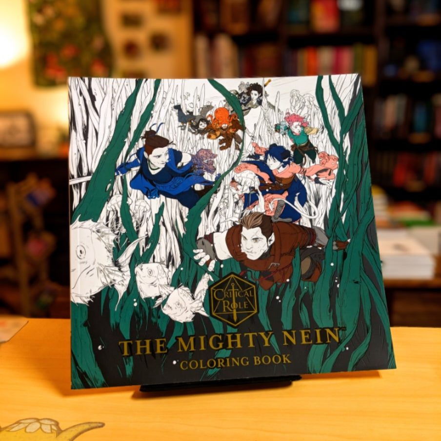 Critical Role The Mighty Nein Coloring Book Golden Leaf Books