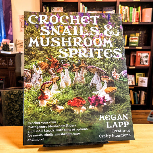 Crochet Snails and Mushroom Sprites