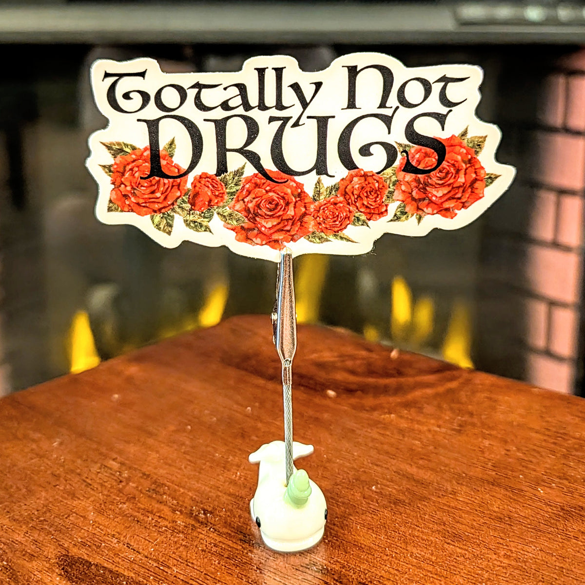 Totally Not Drugs Sticker 3"