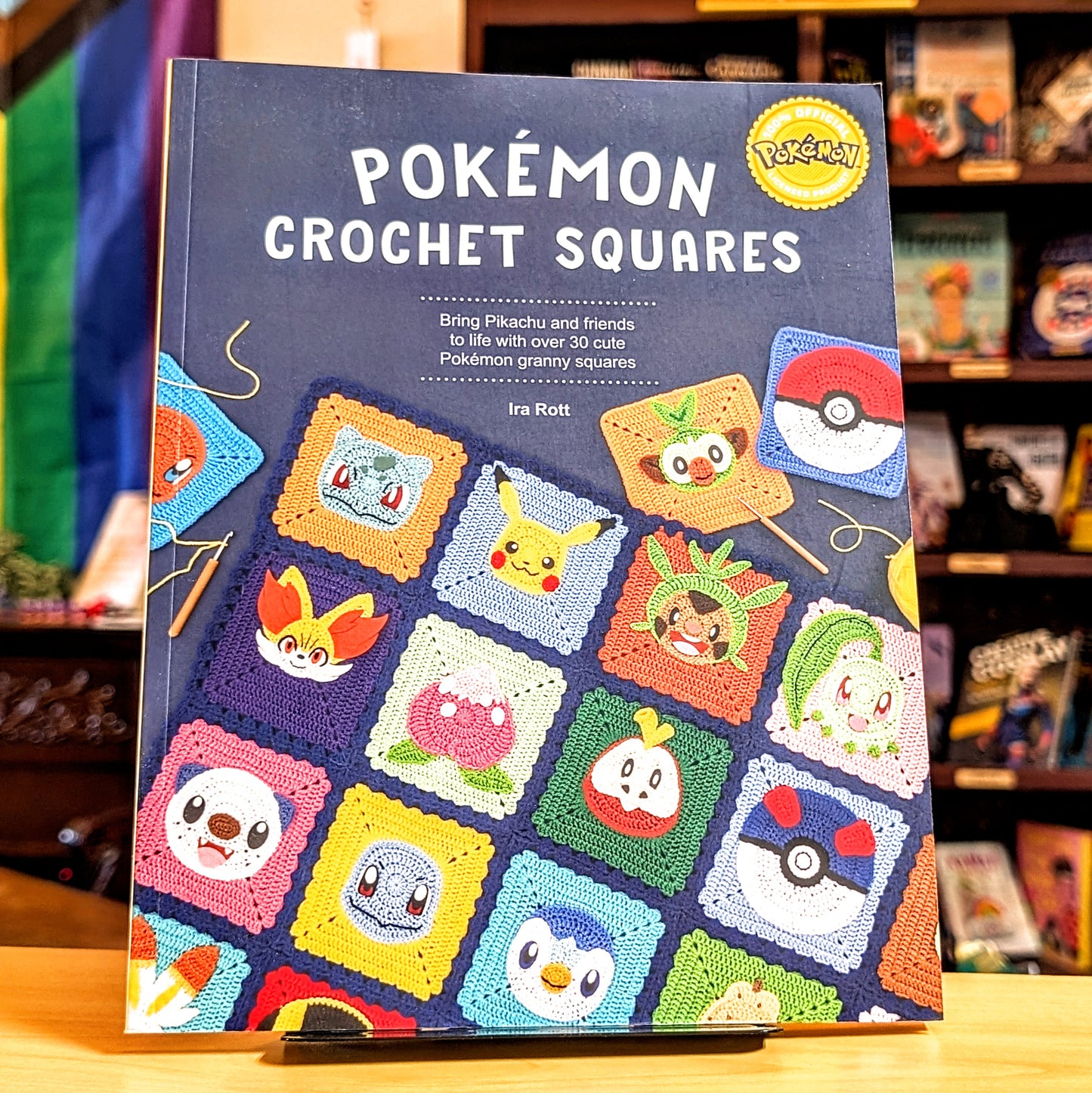 Pokémon Crochet Squares: Bring Pikachu and Friends to Life with Over 30 Cute Pokémon Granny Squares