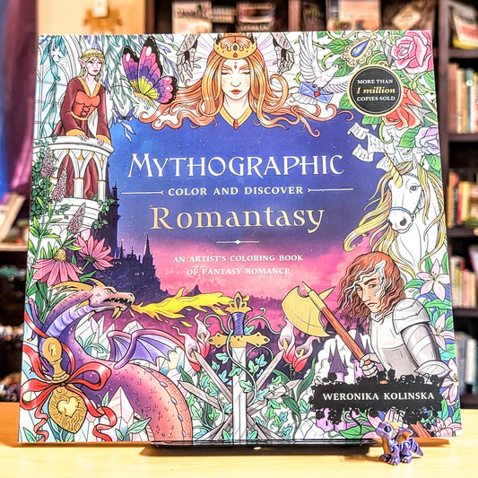Mythographic Color and Discover: Romantasy: An Artist's Coloring Book of Fantasy Romance